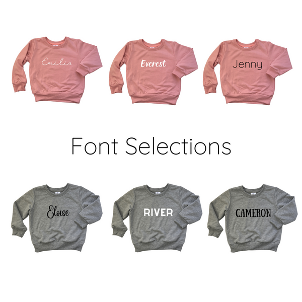 2021 Personalized Custom Name Long Sleeve Sweater