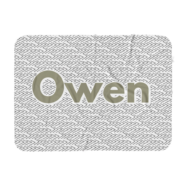Personalized Name Blanket - Tribal Arrows - Dotboxed