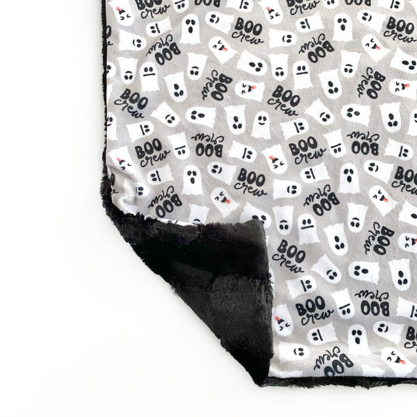 Lovey Blanket - Boo Crew Ghosts on Khaki