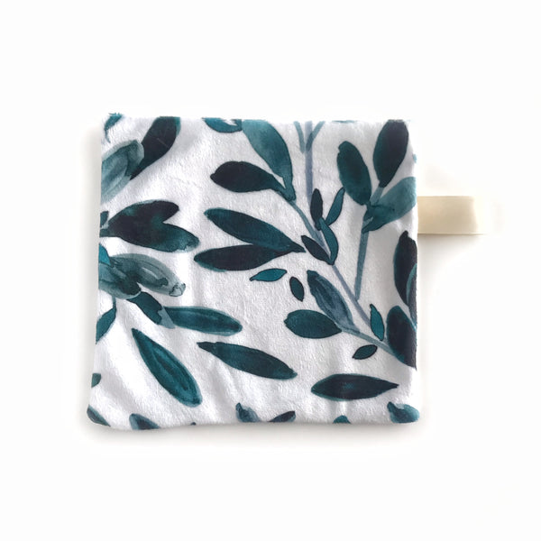 Mini Lovey / Crinkle Lovey - Deep Jade Sprigs