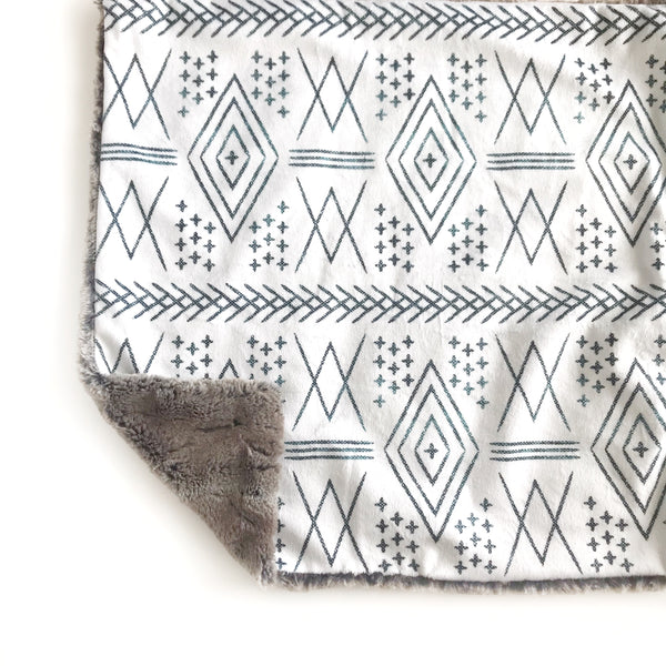 Lovey Blanket - Aztec Off White