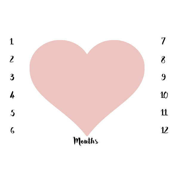 ANNIVERSARY BLANKET - LARGE HEART - Dotboxed