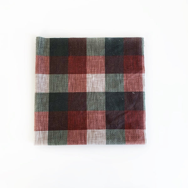Mini Lovey or Mini Crinkle Blanket - Christmas Plaid