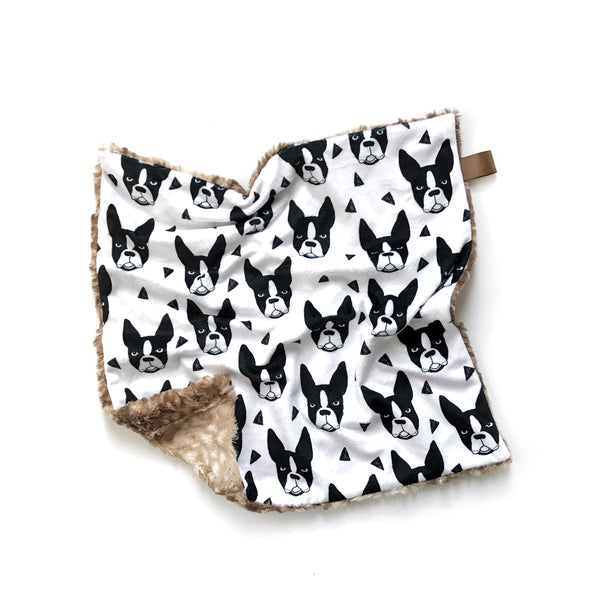Lovey Blanket - Boston Terrier - Dotboxed