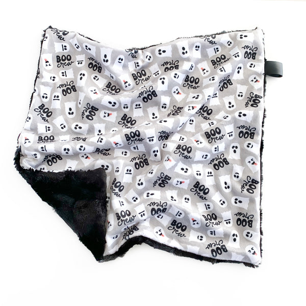Lovey Blanket - Boo Crew Ghosts on Khaki