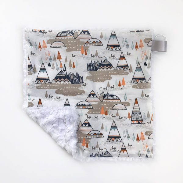 LOVEY BLANKET - TEEPEE ORANGE - Dotboxed