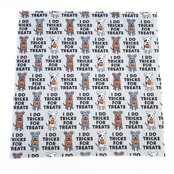 Lovey Blanket - I Do Tricks for Treats Pups on Grey