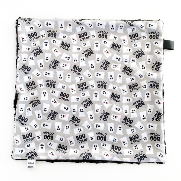 Lovey Blanket - Boo Crew Ghosts on Khaki