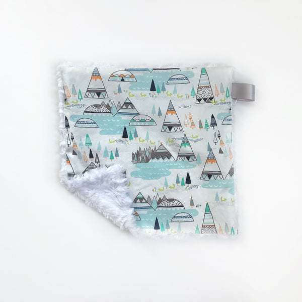 LOVEY BLANKET - TEEPEE MINT - Dotboxed