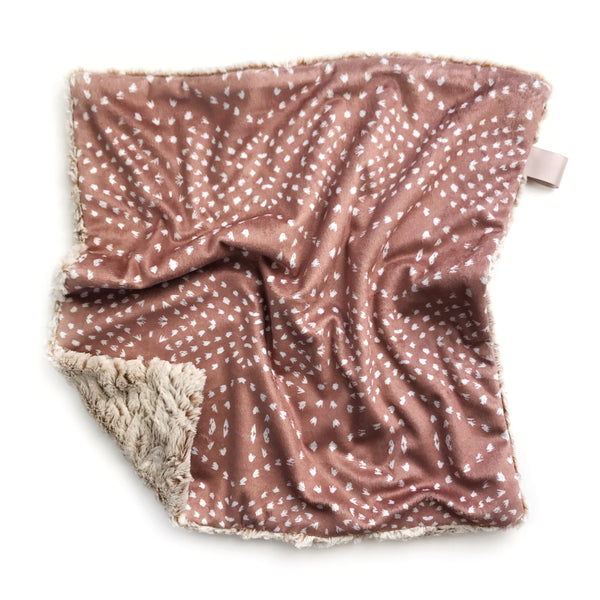 Lovey Blanket - Dark Blush Boho Tile