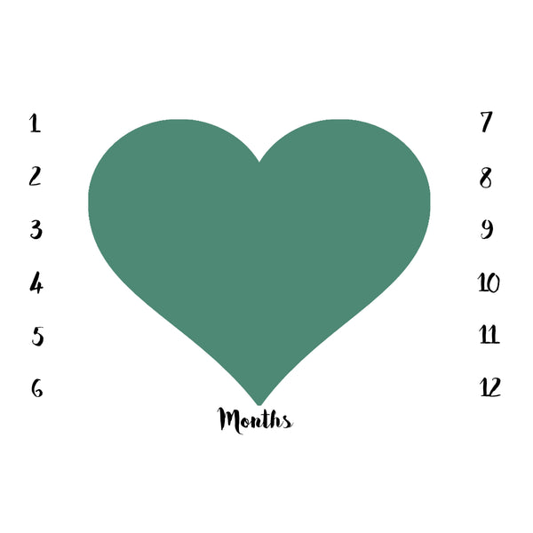 ANNIVERSARY BLANKET - LARGE HEART - Dotboxed