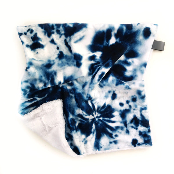Lovey Blanket - Blue Tie Dye