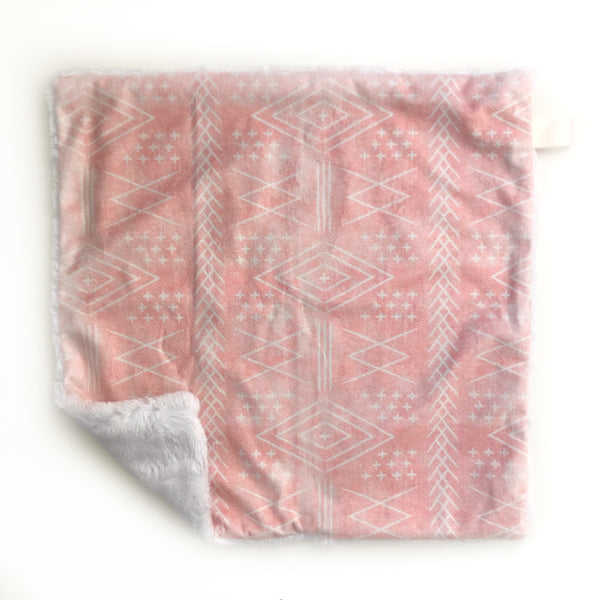 Lovey Blanket - Pink Aztec