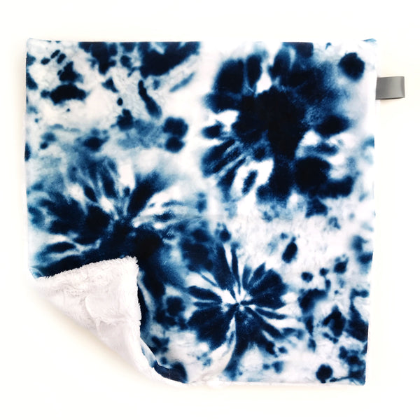 Lovey Blanket - Blue Tie Dye