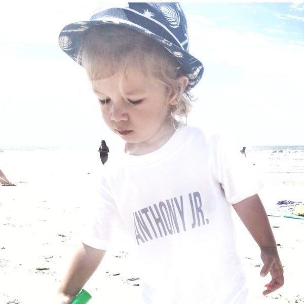 Personalized Name Shirt - WHITE - Dotboxed