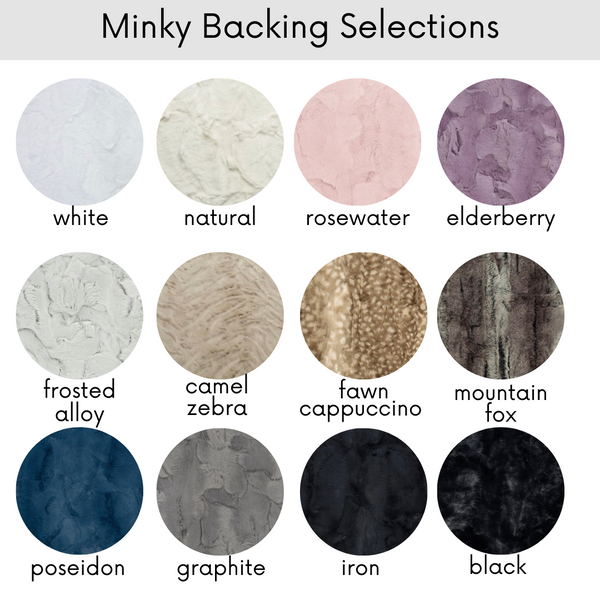 Personalized Name Minky Blanket - ARCTIC FRIENDS
