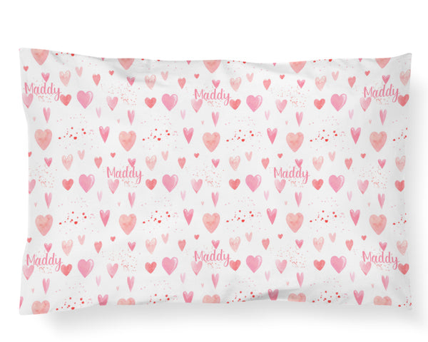 Personalized Name Pillowcase - HEART YOU - Dotboxed