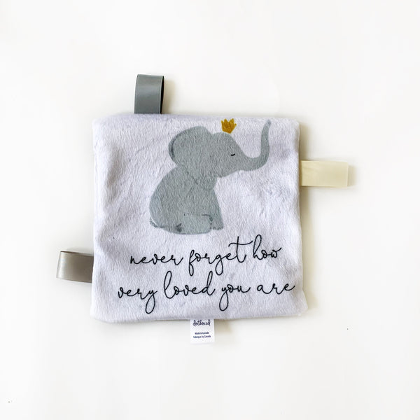 Crinkle Lovey - Never Forget... Elephant