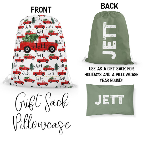 Personalized Name Gift Sack Pillowcase - Dotboxed
