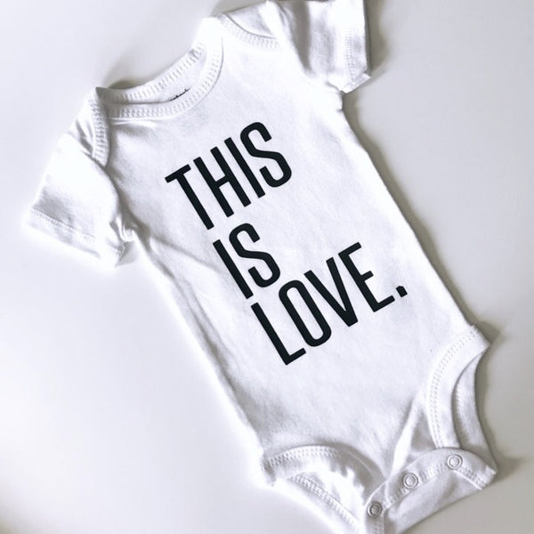 IMPERFECT This Is Love (bold font) - BODYSUIT - Dotboxed