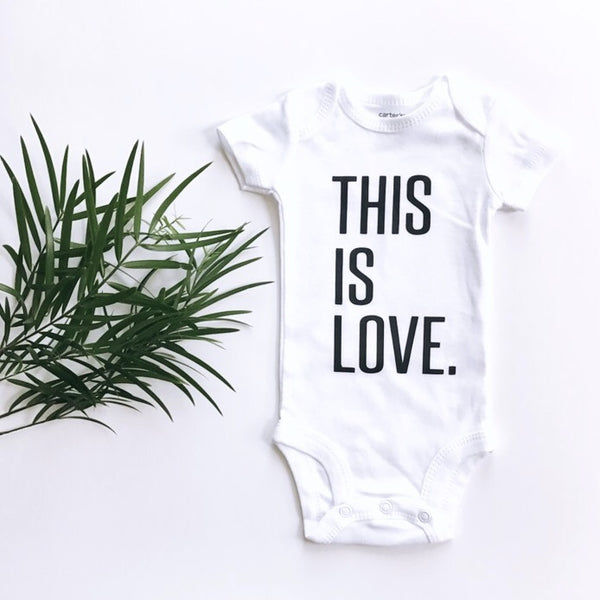 IMPERFECT This Is Love (bold font) - BODYSUIT - Dotboxed