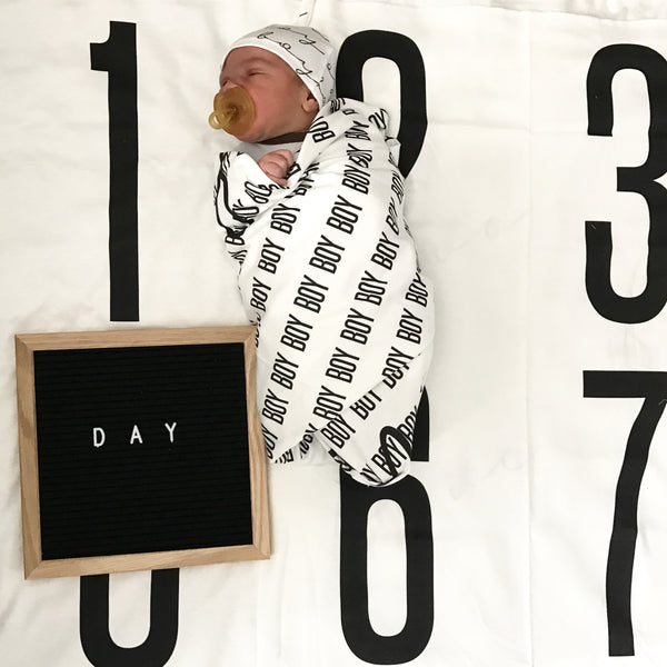 Copy of ANNIVERSARY BLANKET - BIG + BOLD NUMBERS - Dotboxed