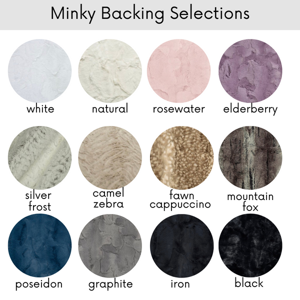 Minky Blanket - Boxer Dog Stripes on Black