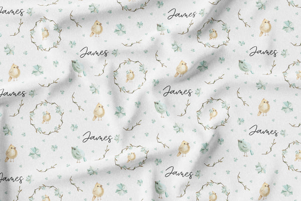 Personalized Name Minky Blanket -  BABY BIRDIE