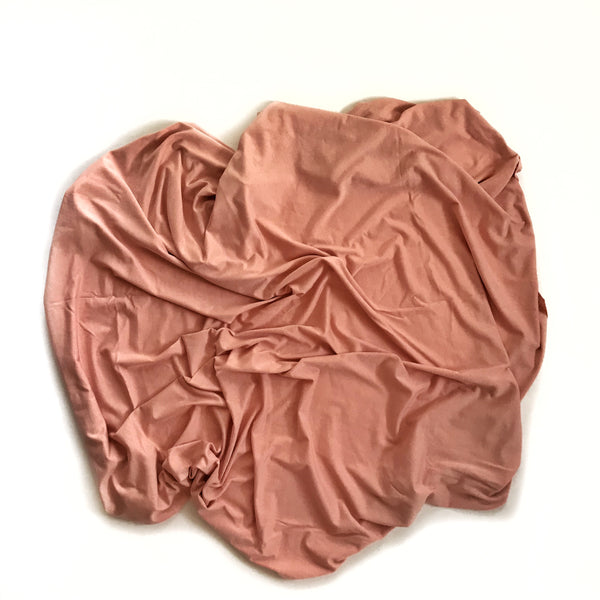 ****Stretchy Swaddle Blanket in Mellow Rose Pink - Dotboxed
