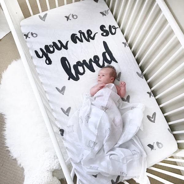 CRIB SHEET - YOU ARE SO LOVED - Dotboxed