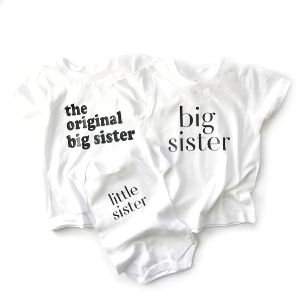 Sibling Shirts BIG SISTER - Wholesale - Dotboxed