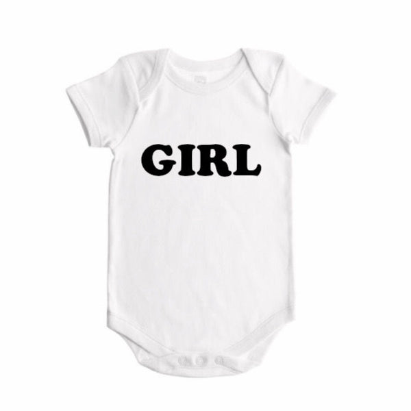 Girl Gender Reveal (bold font)- BODYSUIT - Wholesale - Dotboxed