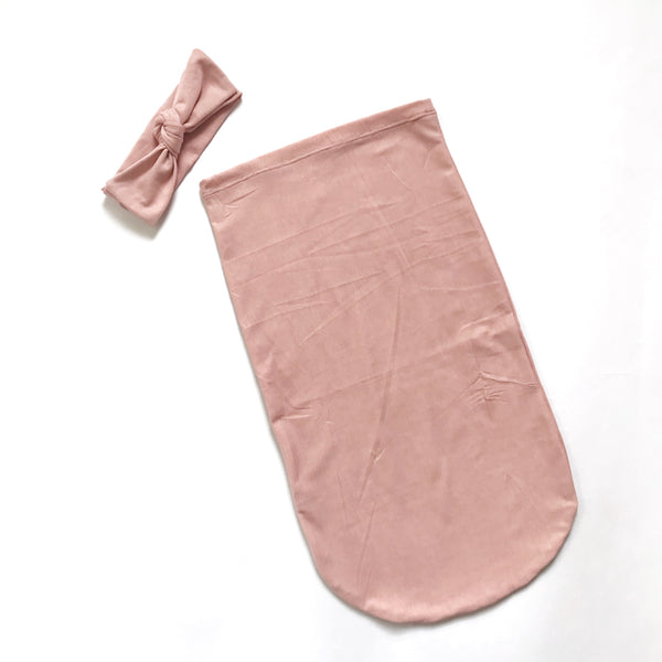 Newborn Sac Set - MELLOW ROSE PINK - Dotboxed