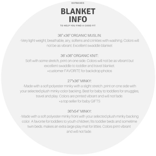 Large Centered Name - Personalized Name Bedding - Dotboxed