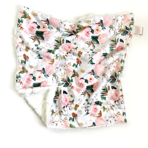 Lovey Blanket - Vintage Magnolia Floral