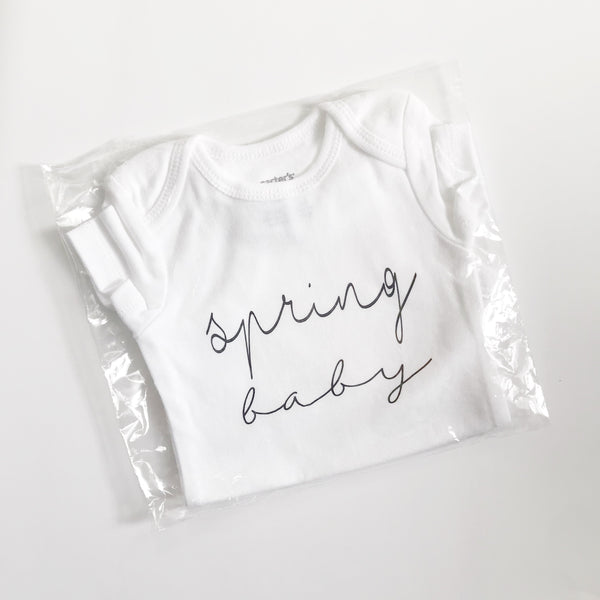 Spring baby bodysuit - Dotboxed