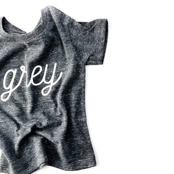 Personalized Name Shirt - CHARCOAL - Dotboxed