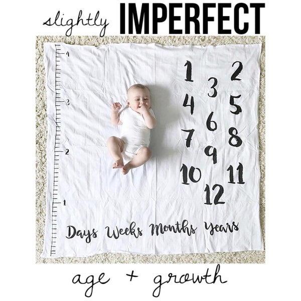 SLIGHTLY IMPERFECT - AGE + GROWTH ANNIVERSARY BLANKET - Dotboxed