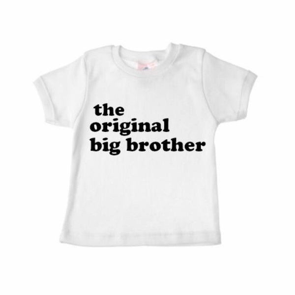 Sibling Shirts THE ORIGINAL BIG BROTHER - Wholesale - Dotboxed