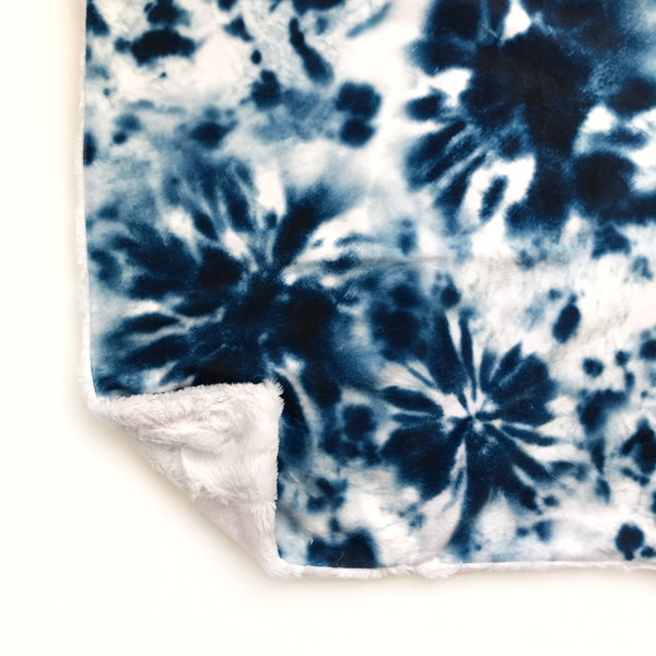 Lovey Blanket - Blue Tie Dye