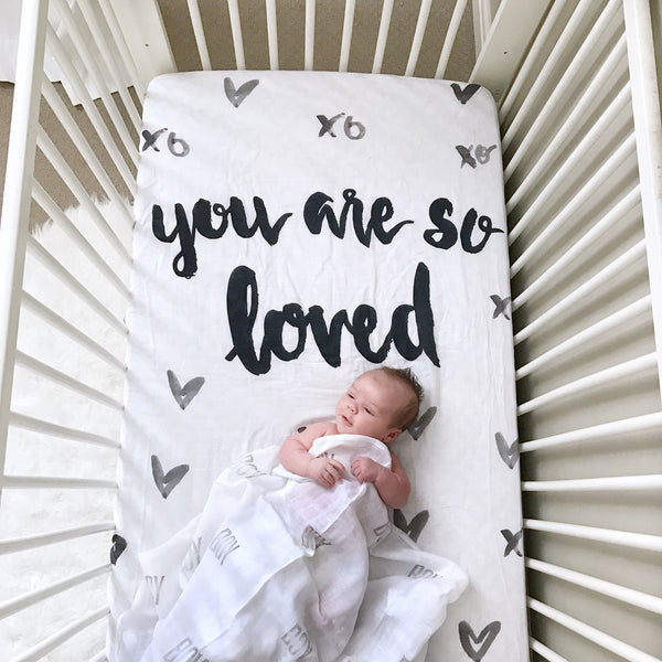 CRIB SHEET - YOU ARE SO LOVED - Dotboxed