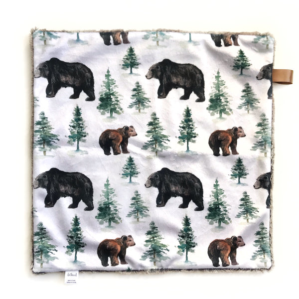 Lovey Blanket - Bears and Trees