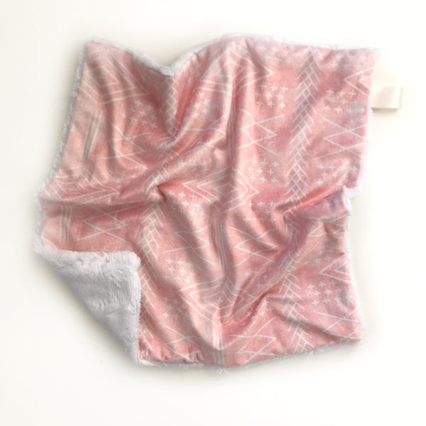 Lovey Blanket - Pink Aztec